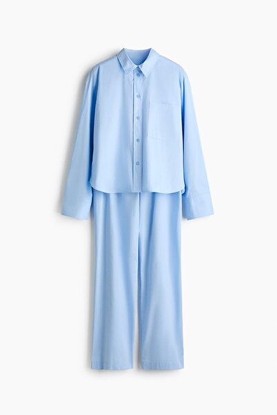 H&M Pamuklu Pijama Takımı