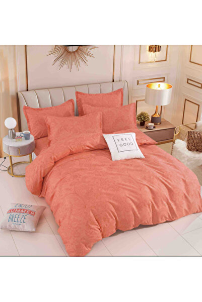 Inovius Lenjerie de Pat, Bumbac Finet, 6 Piese, Pat Dublu -JO82