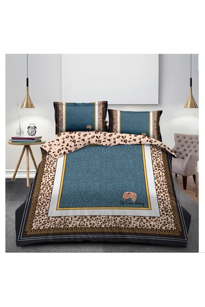 Inovius Lenjerie de Pat, Bumbac Finet 3D, 6 Piese, Pat Dublu - SIPRA2-34