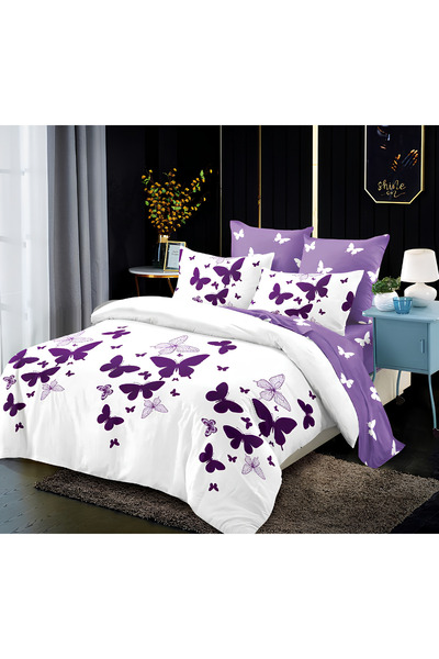 Inovius Fine Cotton Bed Linen, 6 Pieces, Double Bed - XIA258