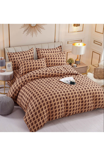 Inovius Bed Linen, Fine Cotton, 6 Pieces, Double Bed -JO108