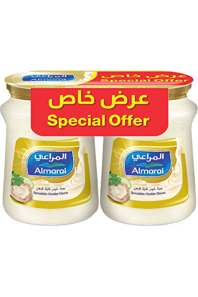 almarai جبنة شيدر معالجة، 2 × 500 غرام