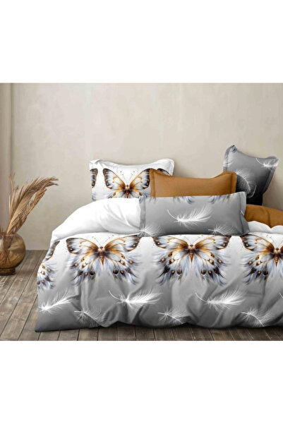 Inovius Lenjerie de Pat Bumbac Finet, 6 Piese, Pat Dublu - GR-421