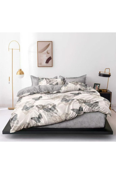 Inovius Fine Cotton Bed Linen, 6 Pieces, Double Bed - GR-423