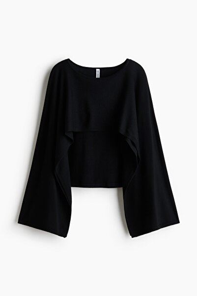 H&M Pelerin Görünümlü Üst