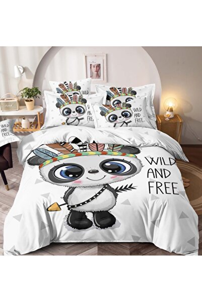 Inovius Lenjerii de Pat Finet 3D, 6 Piese, Pat Dublu - JO981