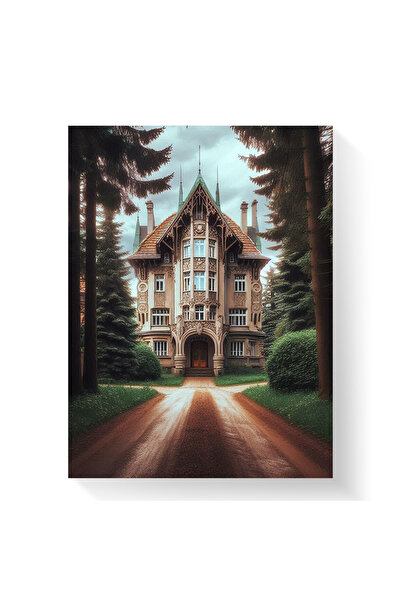 Printees Painting - The Road to the Big House - Canvas on Frame