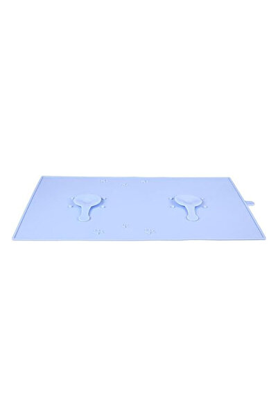Zolux Silicone Bowl Mat with Suction Cup, Blue