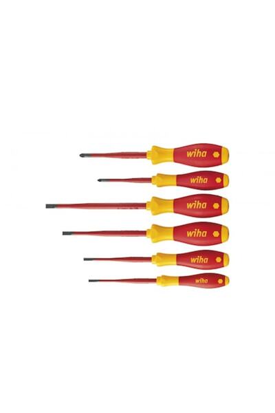 wiha Σετ κατσαβιδιών SOFTFINISH SLIMFIX, VDE, SL/PZ, 6 τεμάχια