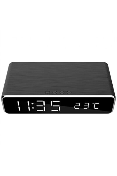 Gembird Ceas digital + încărcător wireless