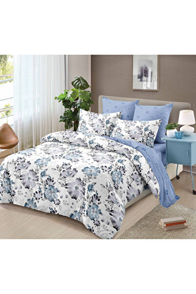 Inovius Fine Cotton Bed Linen, 6 Pieces, Double Bed - CPL263