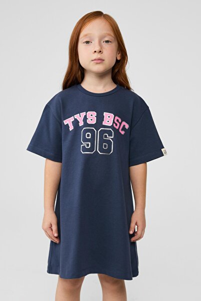 TYESS BSC BG Store Kız Çocuk Lacivert Elbise