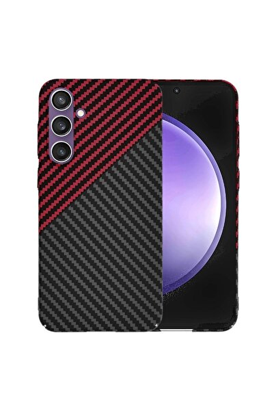 SKYDDAR INNOVATION Husă pentru Samsung Galaxy S23 FE, textură de carbon, Carb...