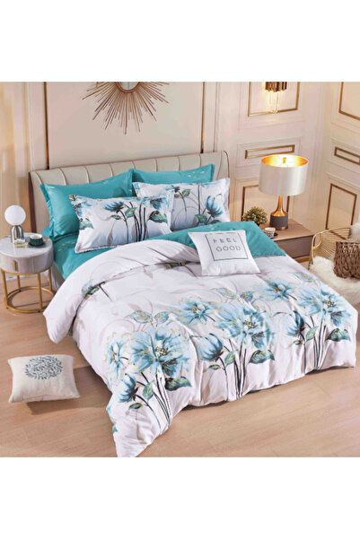 Inovius Lenjerie de Pat cu Elastic, Bumbac Finet 6 Piese - JOJ287