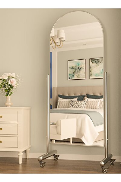 Taimi Large Mirror With Elegant Design 170x60cm-Full-length Mirror With Wheel...