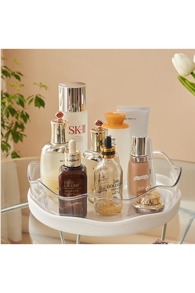 Viyogo 360° rotating organizer for kitchen / bathroom, 27 cm, white