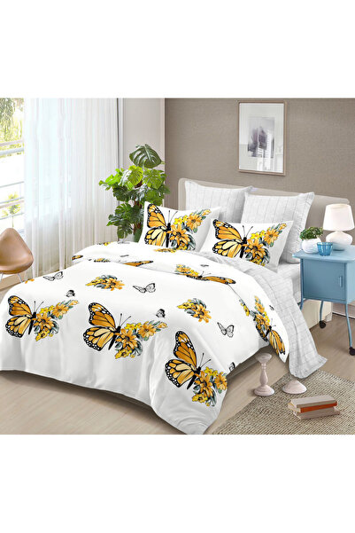 Inovius Fine Cotton Bed Linen, 6 Pieces, Double Bed - CPL269