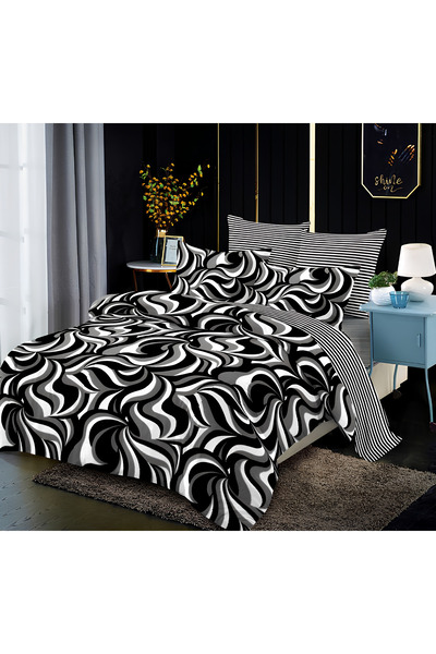 Inovius Fine Cotton Bed Linen, 6 Pieces, Double Bed - XIA257