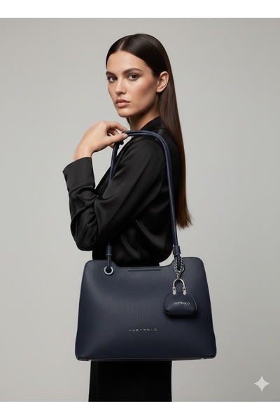 Just Polo Women's Hand and Shoulder Bag – Compartmented Interior Design & Sil...