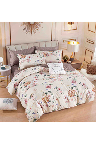 Inovius Lenjerie de Pat, Bumbac Finet, 6 Piese, Pat Dublu - JOJ164