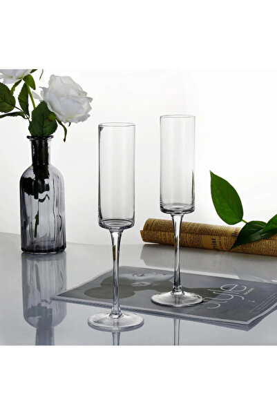 LUXXO Set of 6 Champagne Glasses Celine