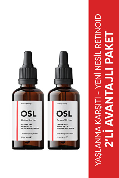 OSL Omega Skin Lab OSL Granactive Retinoid %1,5 In Squalene Serum 2'li 30ml