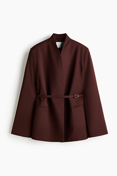 H&M Kemerli Oversize Blazer
