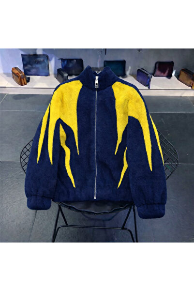 Butik Beyza Nisex Pieced Oversized Wide Fit Plush Jacket