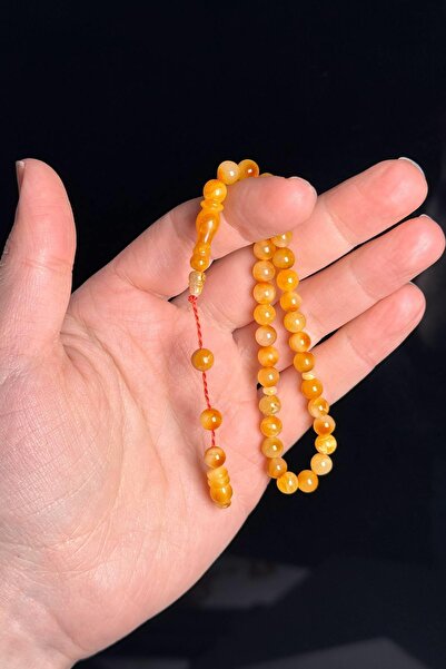 TESBİHKENTİ سبحة خرز كهرمانية من نوع كيور ديلاب، بطول الكاحل، بجودة وحرفية عا...