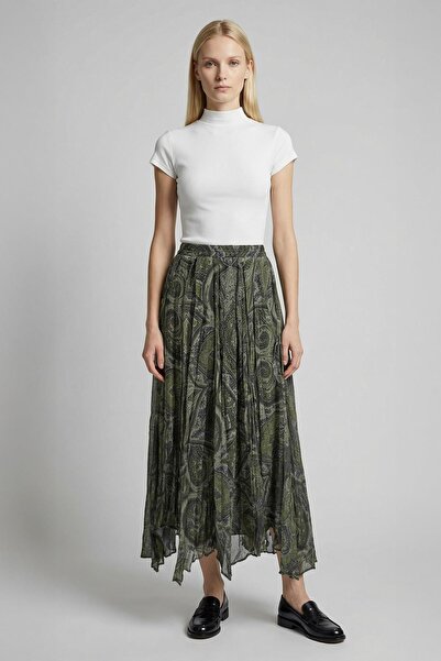 Rays 8461A Fustă cu model Kaki