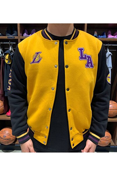 FG KONNİCHİWA Bomber College Coat with Elastic Waist I College Jacket with As...