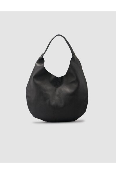 Cabani Genuine Leather Black Puppy Shoulder Bag