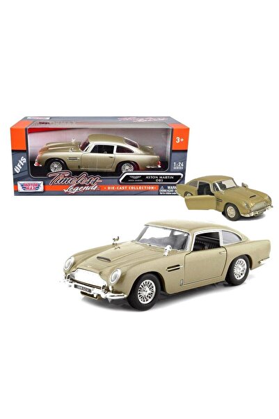 Motor Max مجموعة سيارات أستون مارتن DB5 باللون البيج بمقياس 1/24، سيارة معدنية