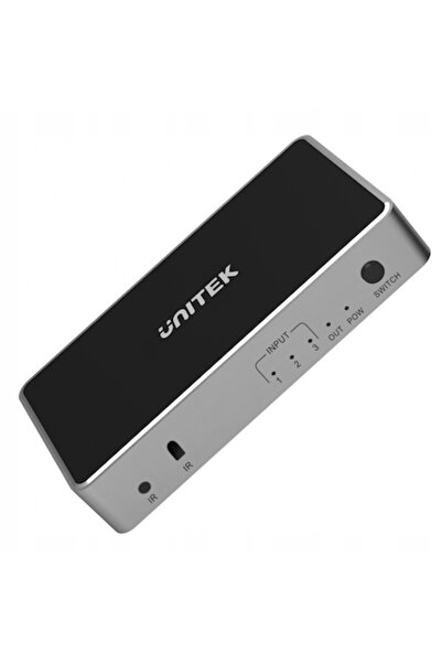 Unitek Comutator semnal HDMI 1.4b 3 intrări-1 ieșire 4K, negru