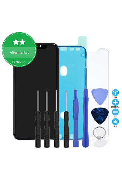 dalip Apple iPhone 11 - LCD Display + Touch Glass + Frame + LCD Adhesive + Te...