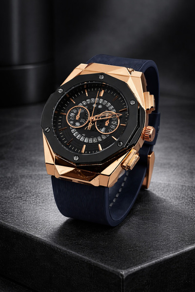 G Sport POLO ساعة يد رجالية من السيليكون موديل هوبلو مع تقويم