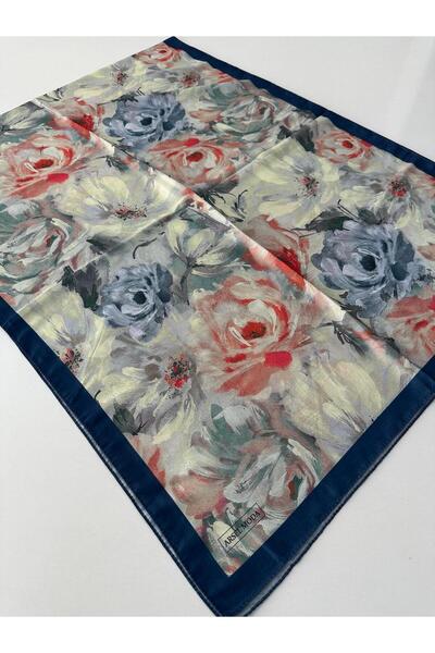 ARSEL MODA Tesettürün Yeni Adresi ARSEL MODA Șal din bumbac moale cu model fl...