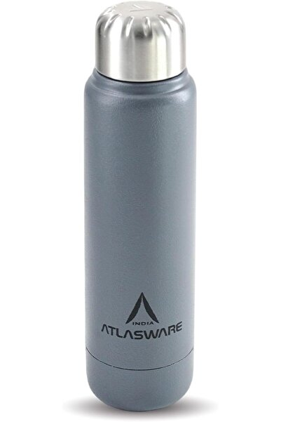 Atlasware Premium Stainless Steel Water Bottle, 220ml, Double-Wall Insulated,...