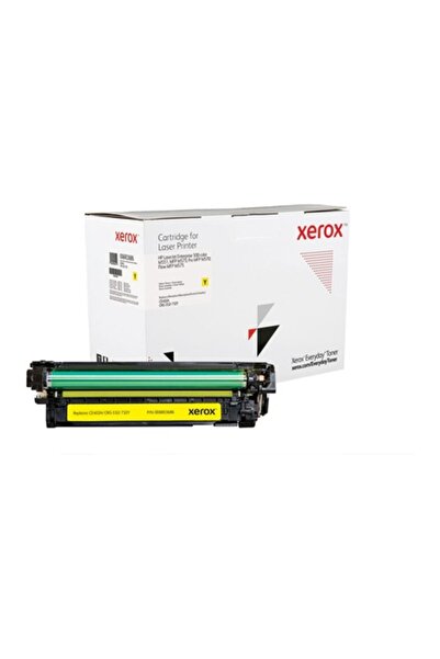 Xerox CE402A Тонер касета за лазерен принтер, жълта, 6000 страници