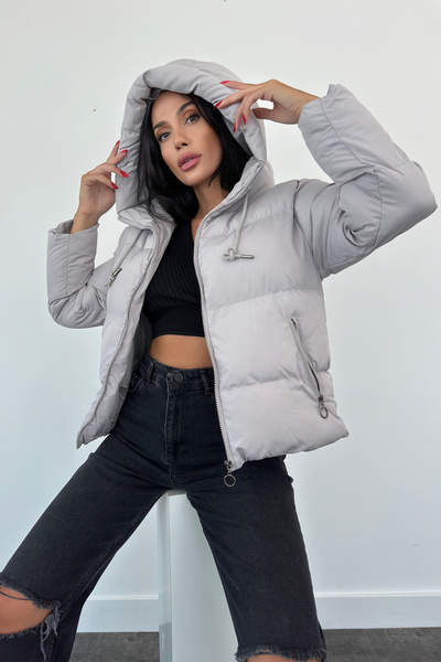 Weyeze سترة منتفخة بغطاء للرأس Ac-y50230lnw