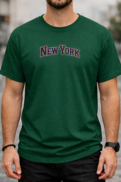 ArtYus New York Printed Cotton Relaxed Fit Round Neck Unisex T-Shirt