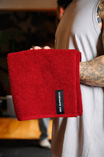 Dex Supports Lasting Energy Sports Towel 50X90 Custom Size Cotton Training, F...