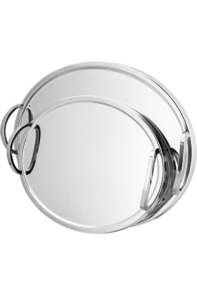 Generic Oval serving tray set with side handles suitable for serving dates, j...