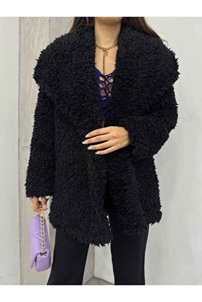 Chef d'atelier Women's Fur Collared Lined Plush Jacket