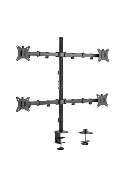 EQUIP Стойка за монитор, Equip, 17"/32", за 4 монитора, черна