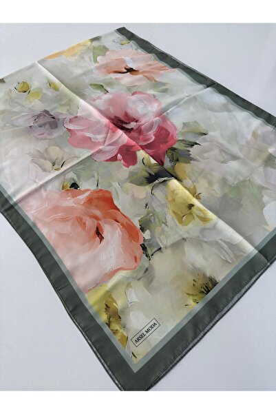 ARSEL MODA Tesettürün Yeni Adresi شال قطني ناعم من ARSEL MODA بنمط زهور LBD2109