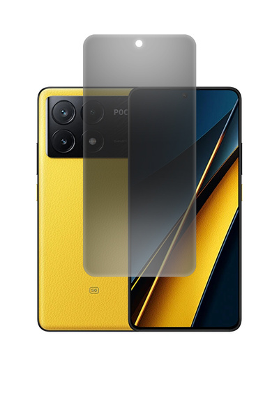 Phonextra Poco X6 Pro Matte Privacy Ghost Nano Screen Protector Flexible Unbr...