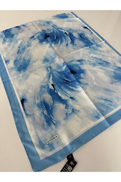 locella Qashka soft cotton shawl ice blue series lbd1803