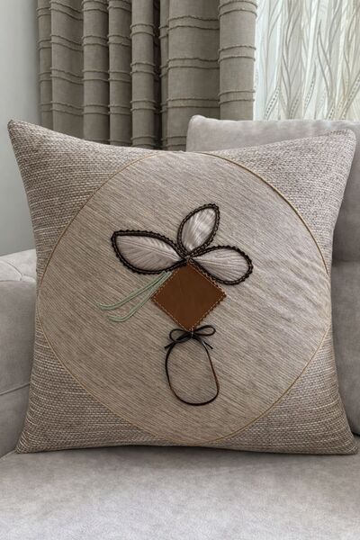 YOUC Design Design Throw Pillow Cover 44X44 Limited Edition Beige