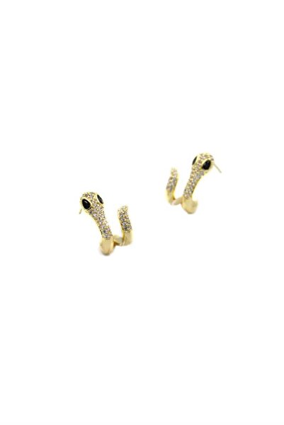 Generic Brand Snake Earrings - Gold